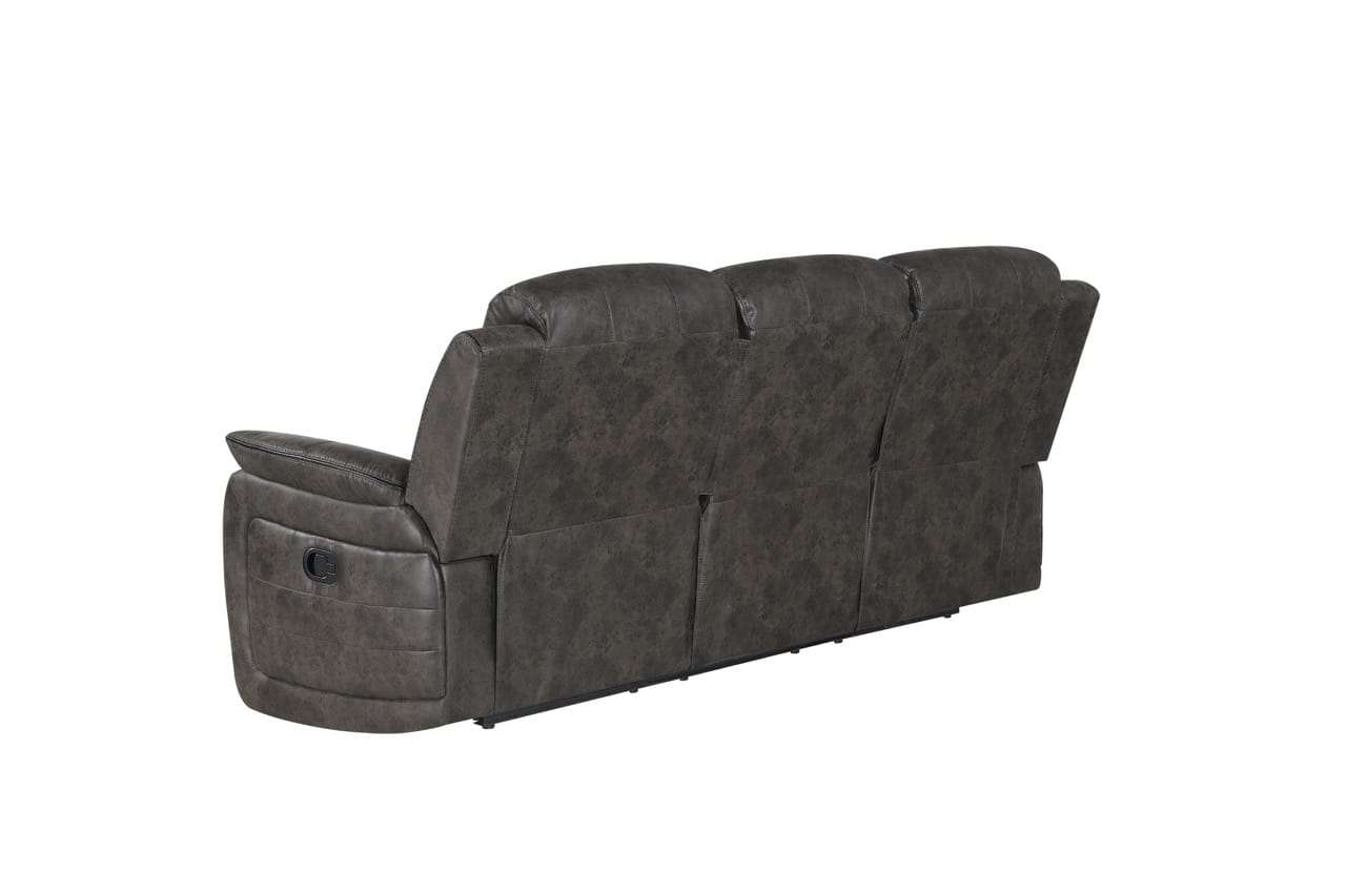 U8517 Grey Reclining Sofa at Futonland