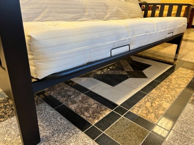Futon Frame - Madison Black Finish at Futonland