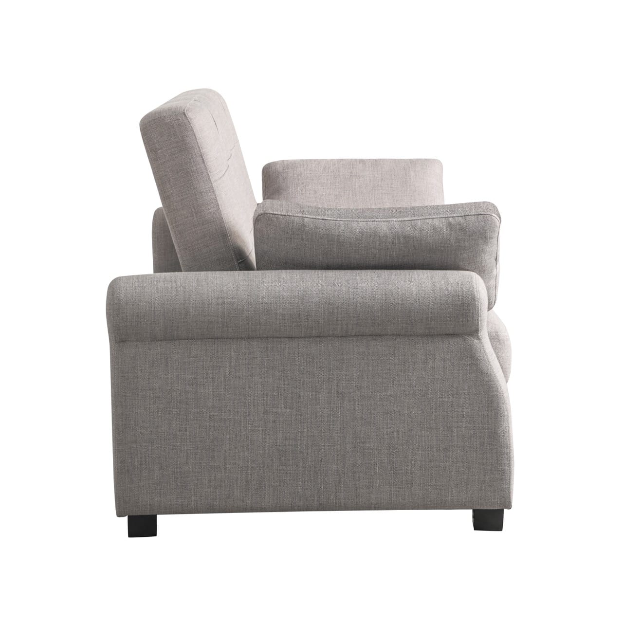 Serta® Harper Queen Convertible Sofa in Steel at Futonland