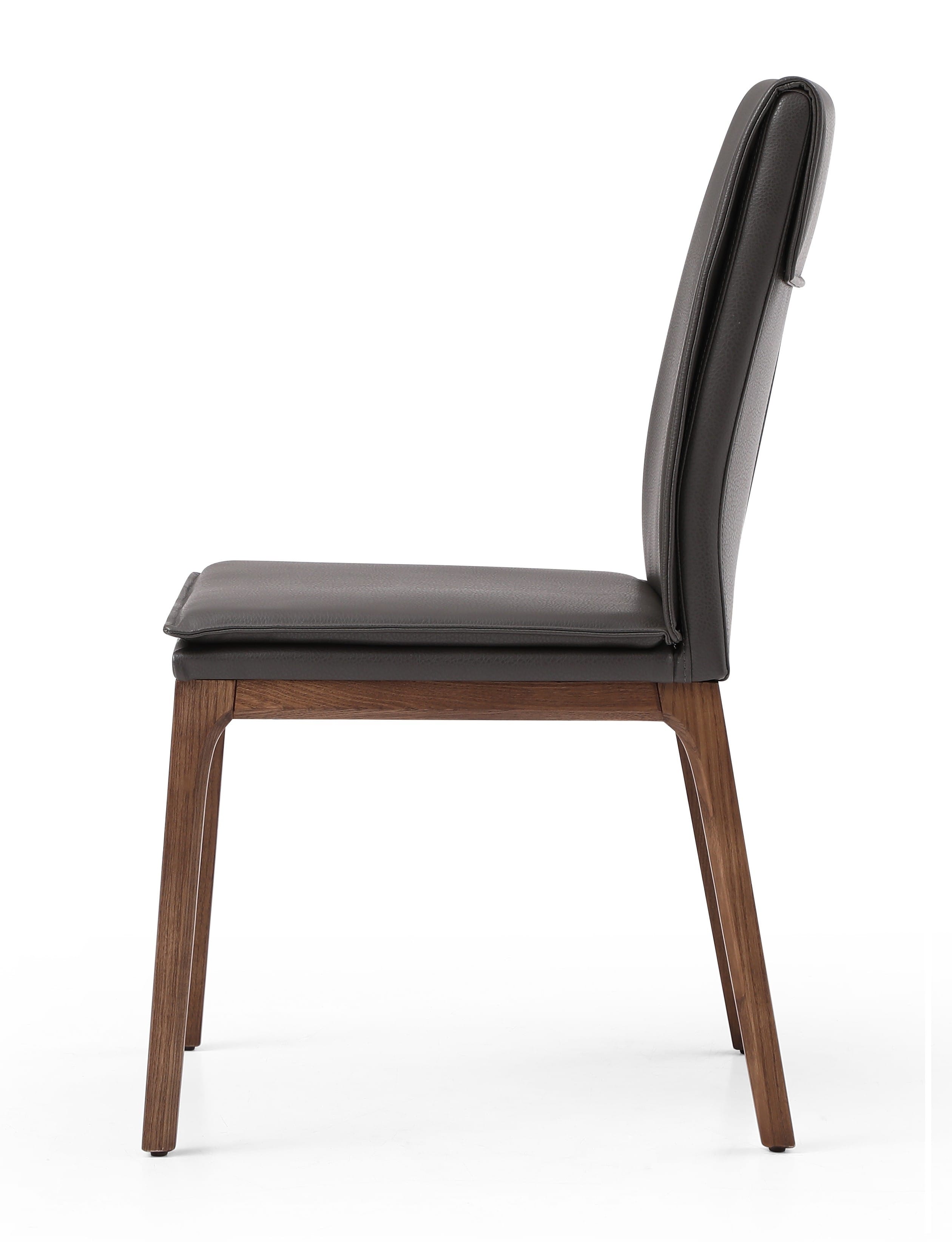 Portland Modern Gray Dining Chair - Thumbnail 2