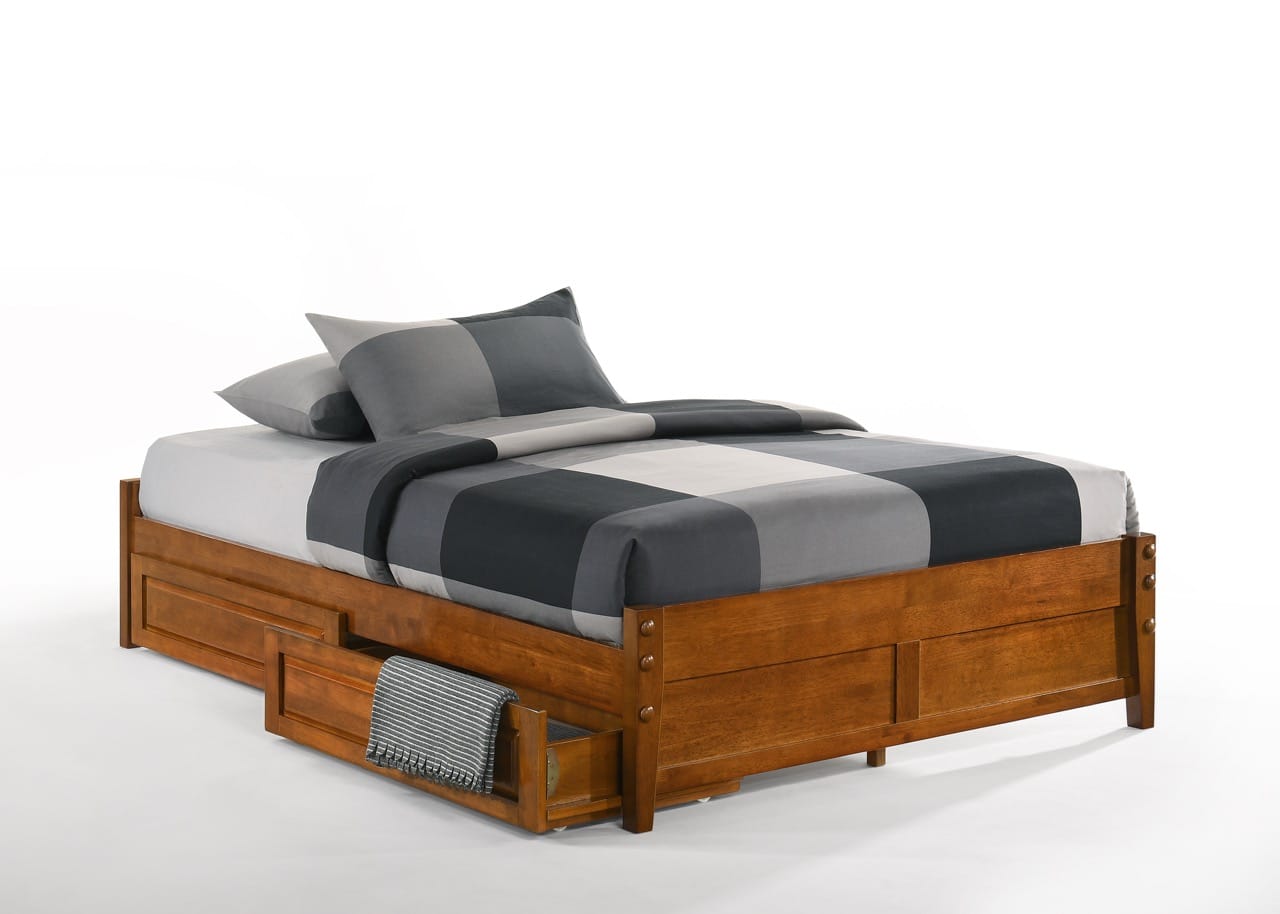Basic Cherry Platform Bed - Thumbnail 3