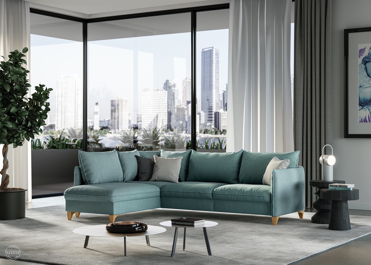 Flipper Sectional Sofa Sleeper