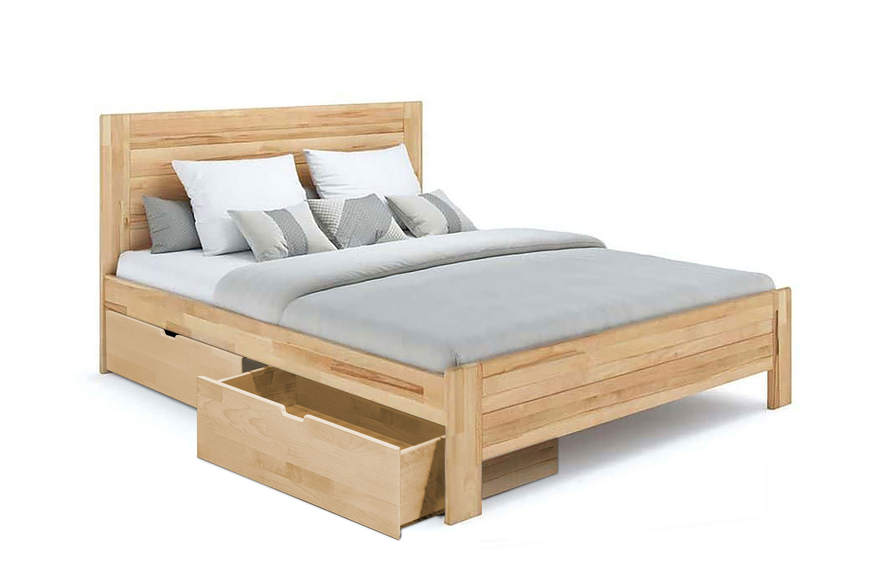 Lux Eco Natural Platform Bed - Thumbnail 3