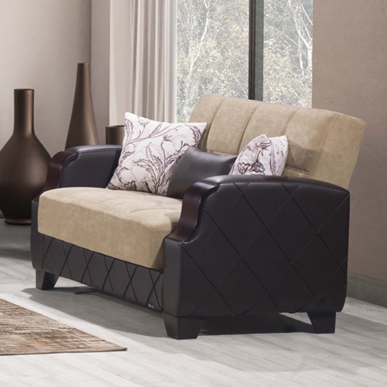 Molina Lyon Convertible Loveseat - Thumbnail 3