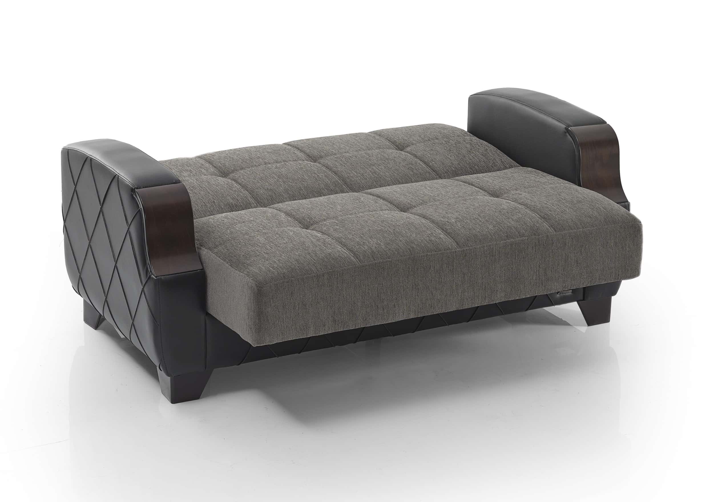 Molina Floket Gray Convertible Loveseat