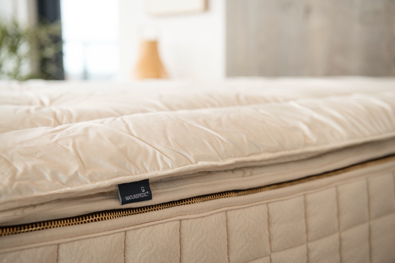 Naturepedic 2" Alpaca Mattress Topper with Organic Cotton Fabric - Thumbnail 5