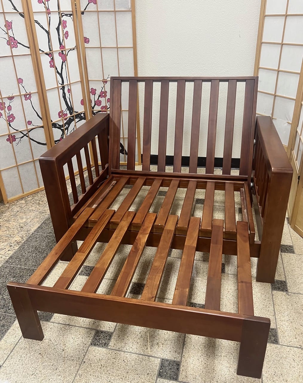 Tri fold futon frame discount