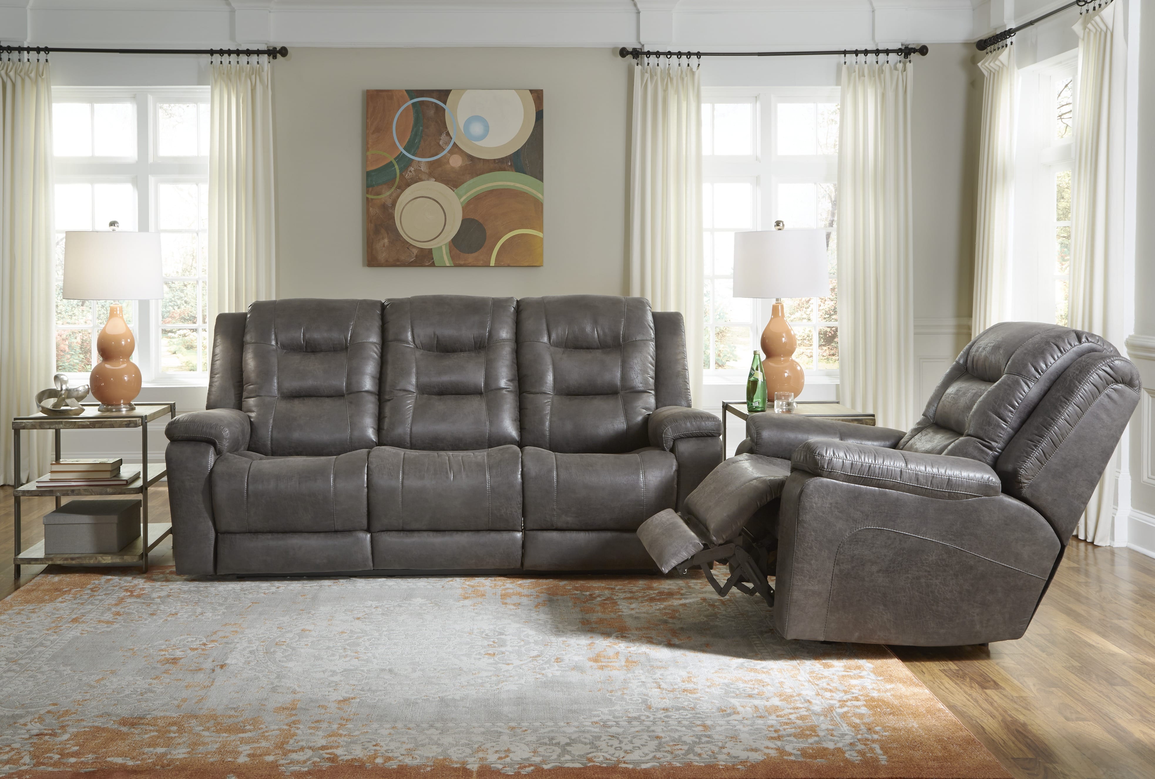 Leighton Sofa Power w/Power Headrest - Thumbnail 2
