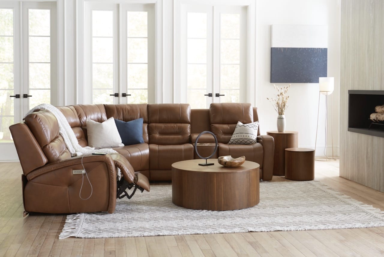 Special Order Washington Sectional Sofa, Configuration 4 at Futonland