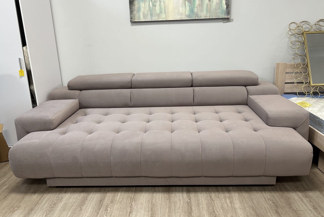 Beverly Cappuccino Sofa Bed W Electric