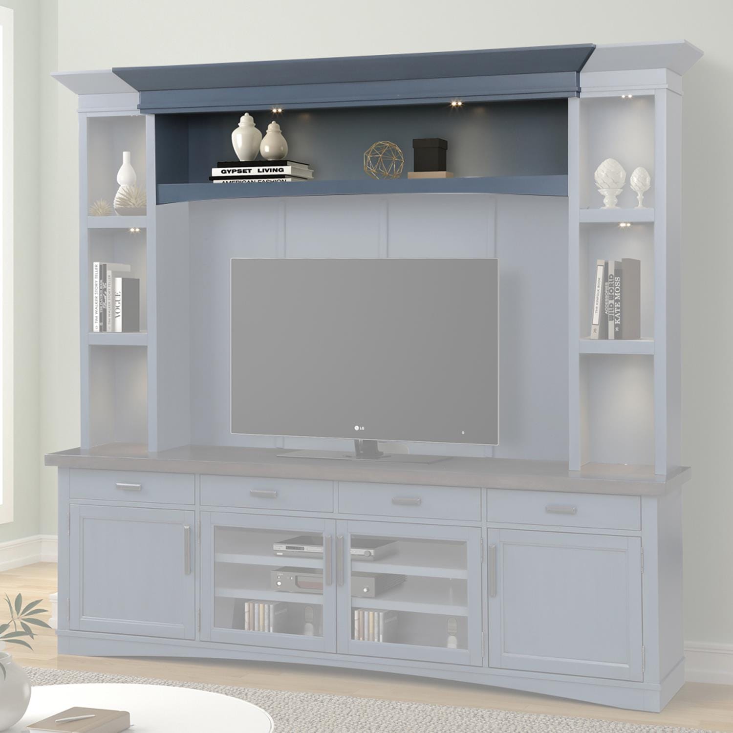 Americana Modern Denim Hutch Bridge - Thumbnail 3