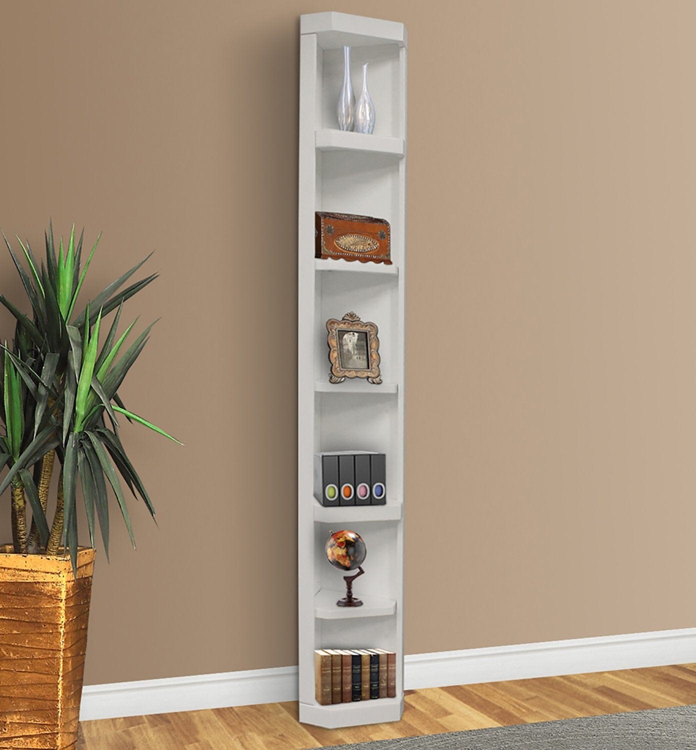 Catalina Outside Corner Bookcase - Thumbnail 2