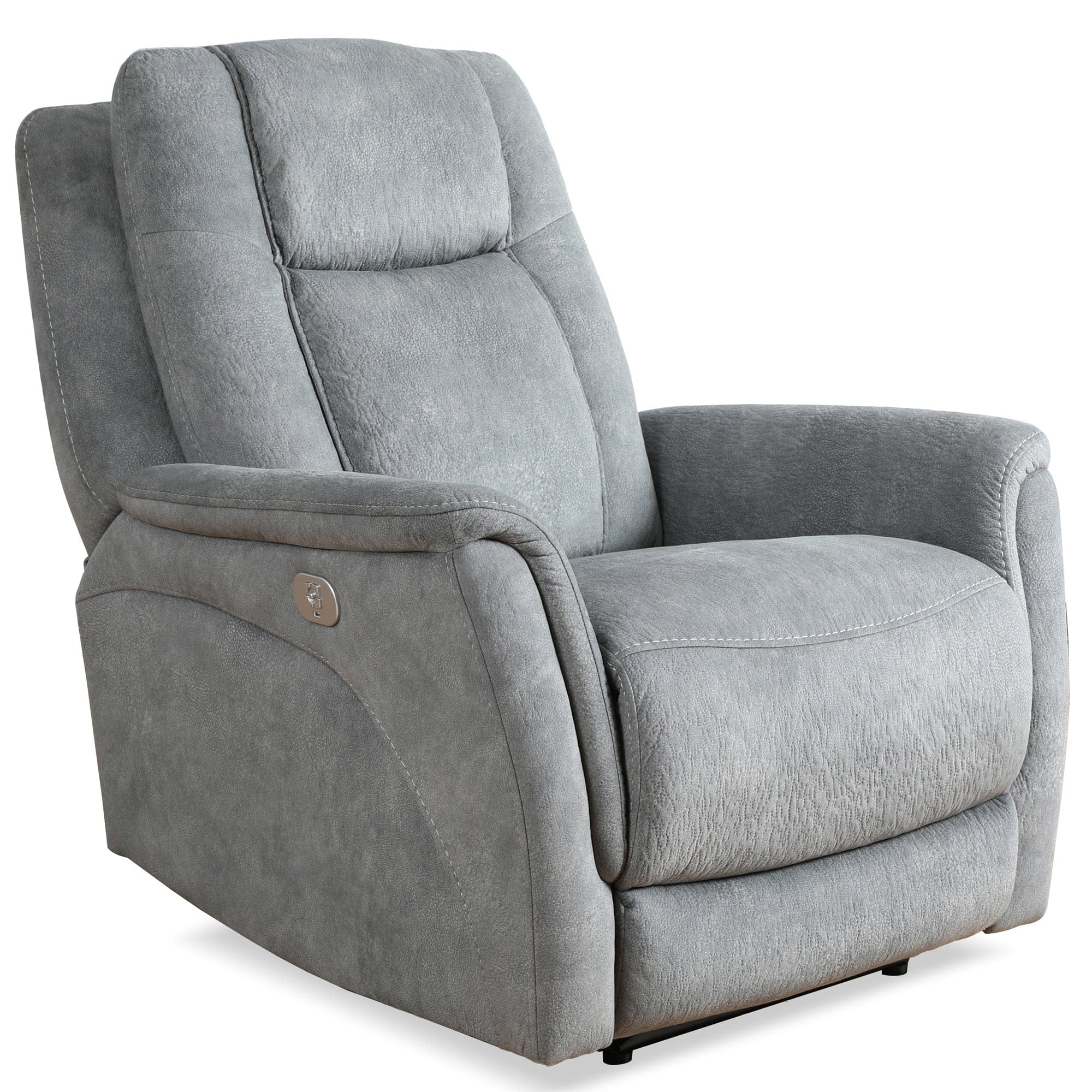 Linus Hudson Grey Power Zero Gravity Recliner by Parker House Furniture