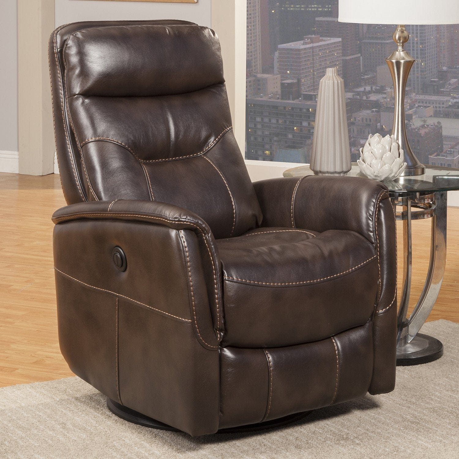 Gemini Power Swivel Glider Recliner - Thumbnail 3