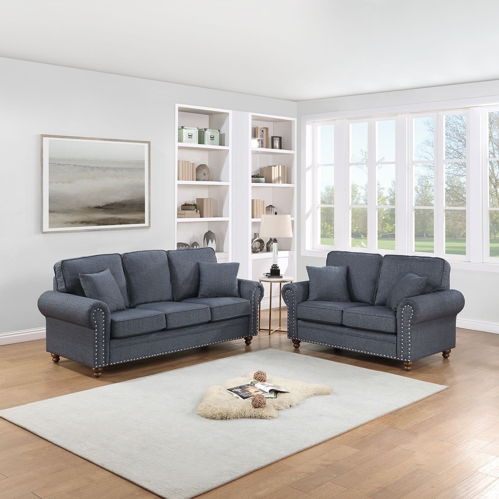 Fabric sofa and loveseat discount