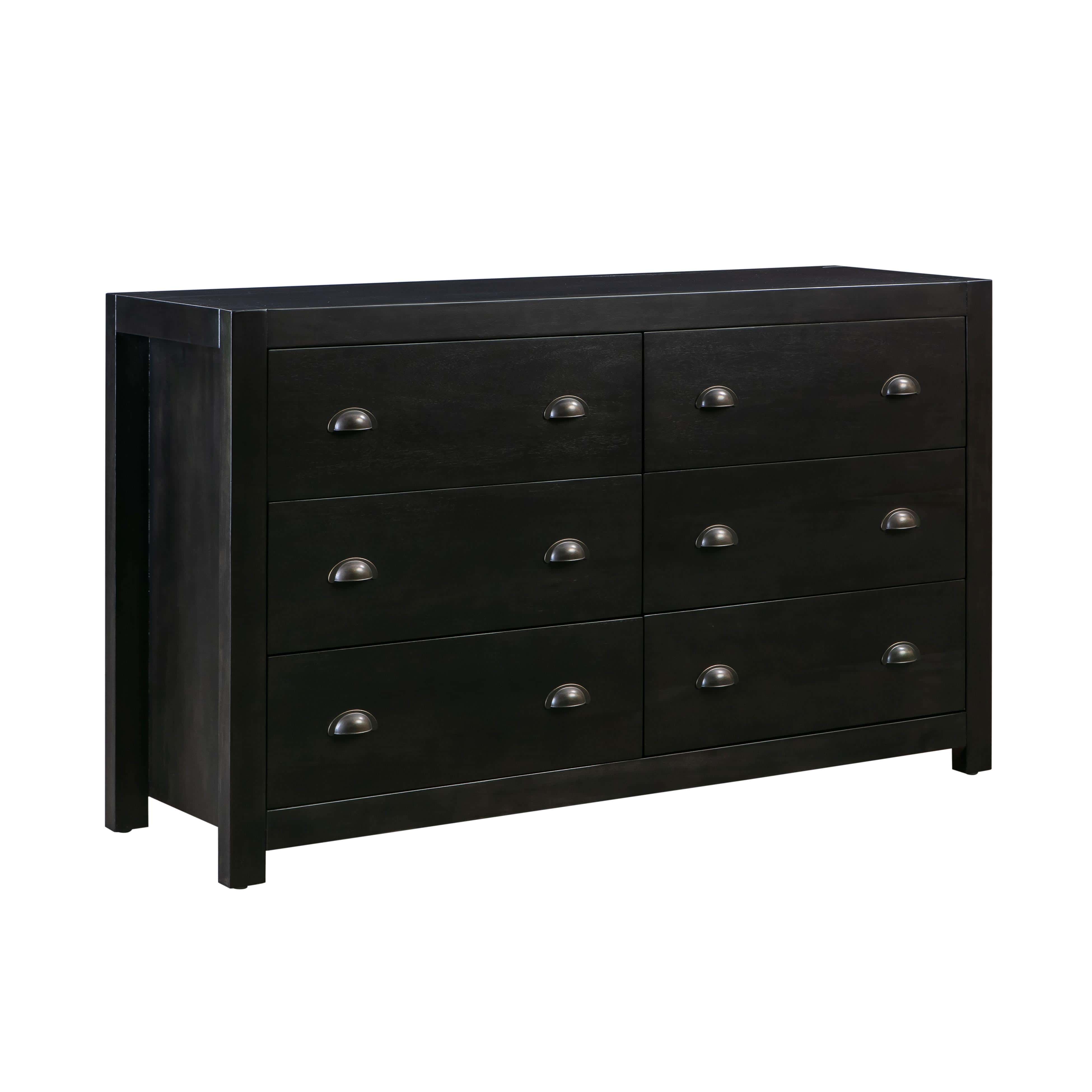 Asheville Black Wooden Dresser by TOV Furniture