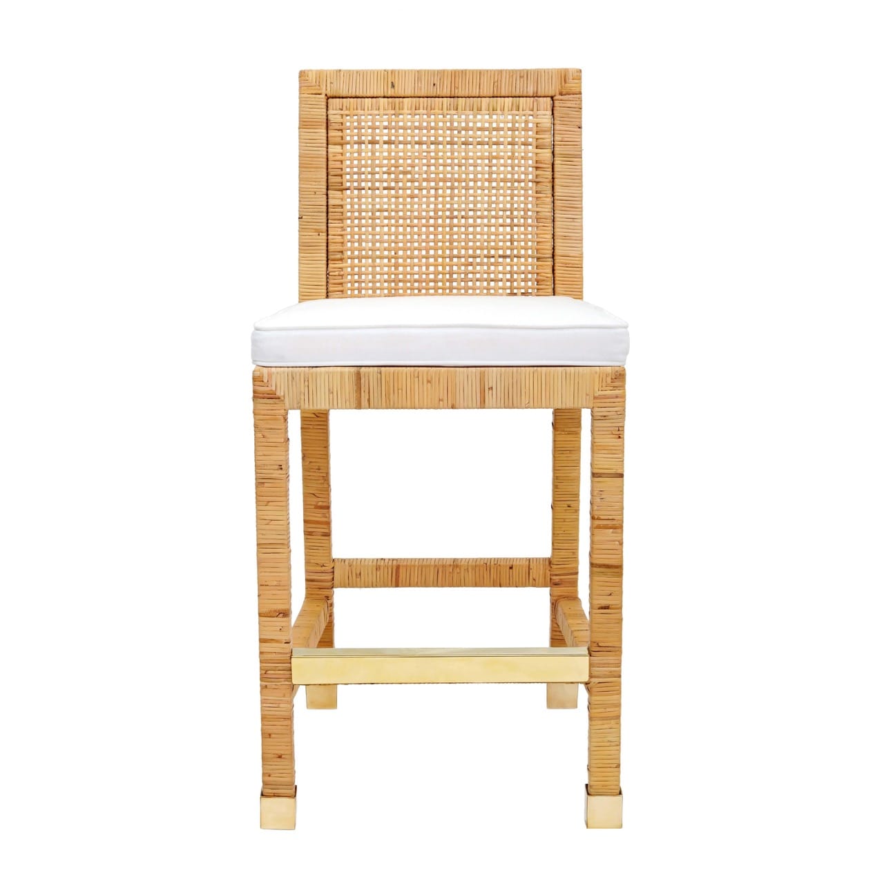 Amara Rattan Counter Stool - Thumbnail 4