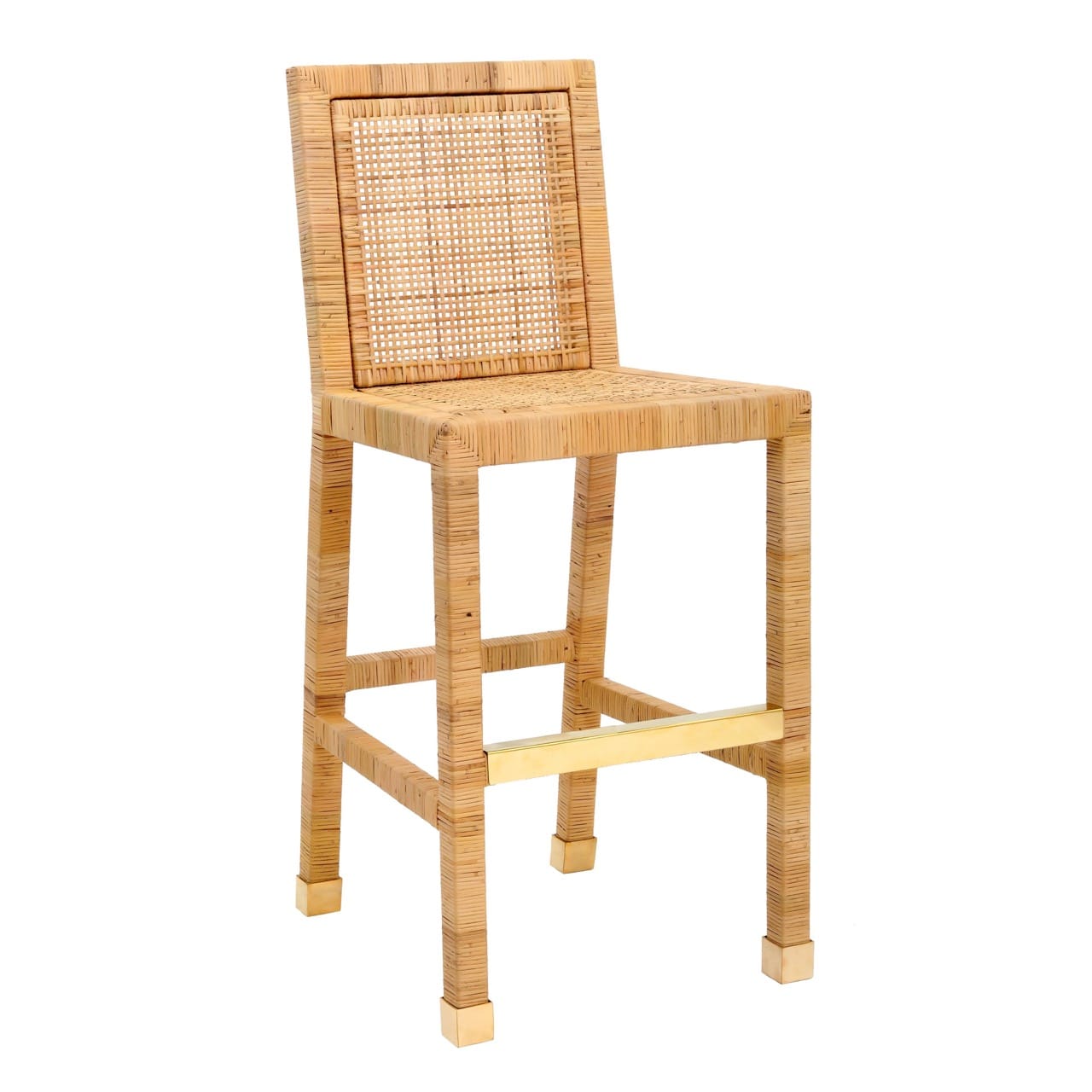 Amara Rattan Bar Stool - Thumbnail 3