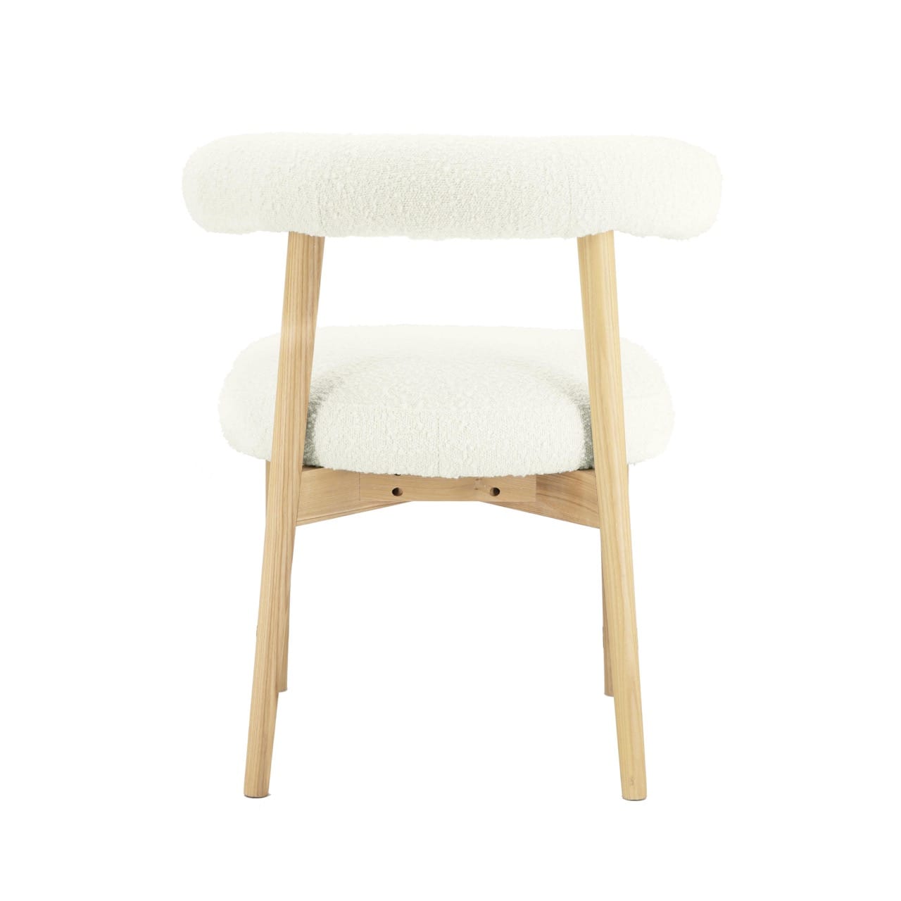 Spara Cream Boucle Side Chair - Thumbnail 3