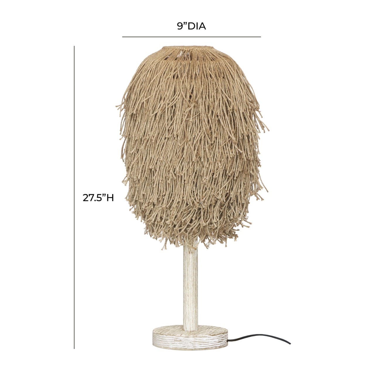 Leslie Natural Table Lamp - Thumbnail 4