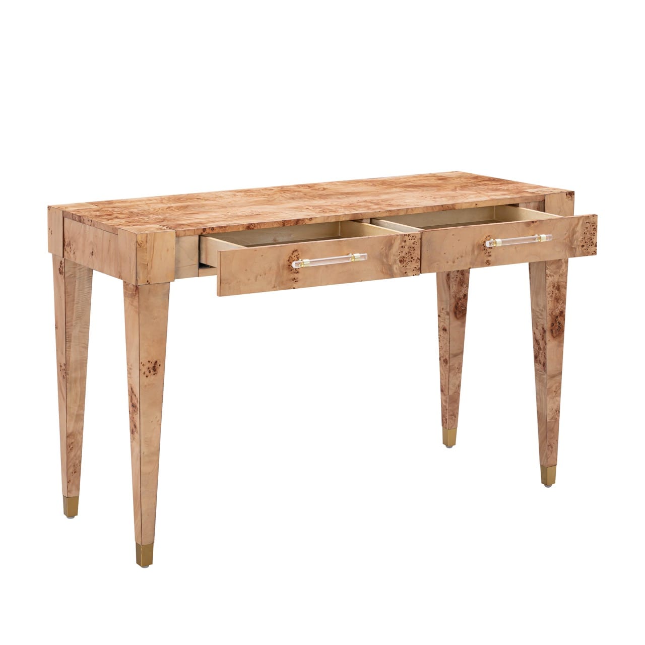 Brandyss Natural Burl Work Desk - Thumbnail 3