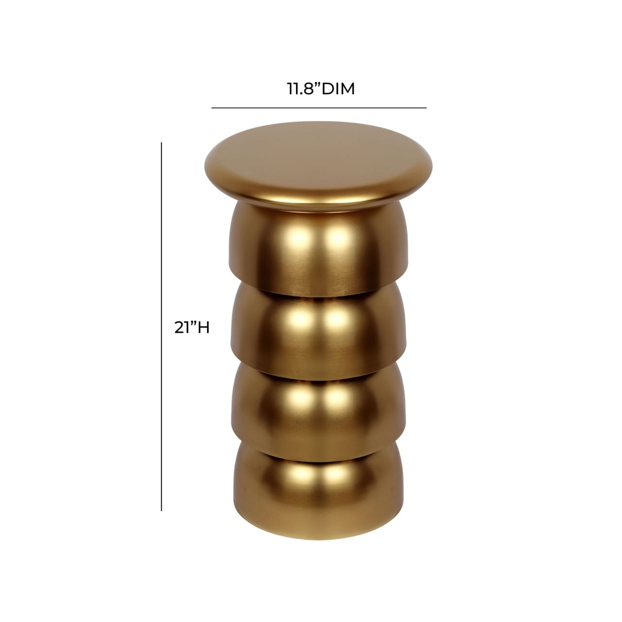 TOV Furniture Sasha Side Table - Thumbnail 3