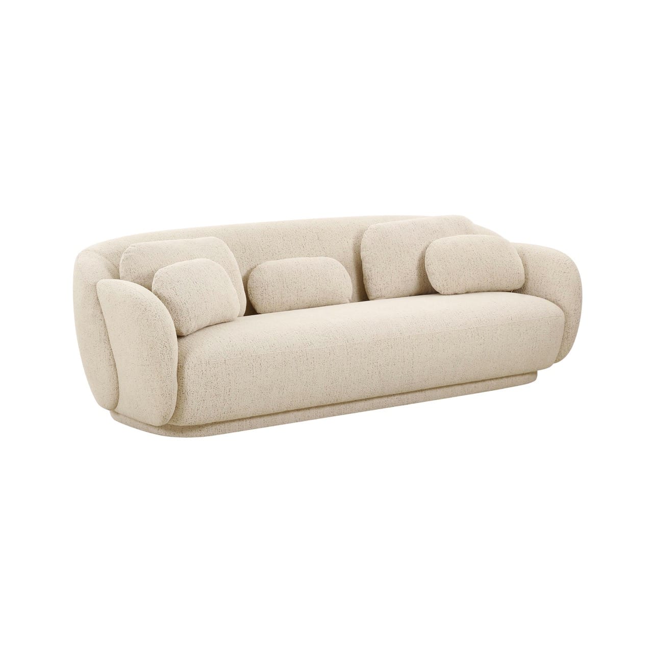 Misty Cream Boucle Sofa - Thumbnail 3