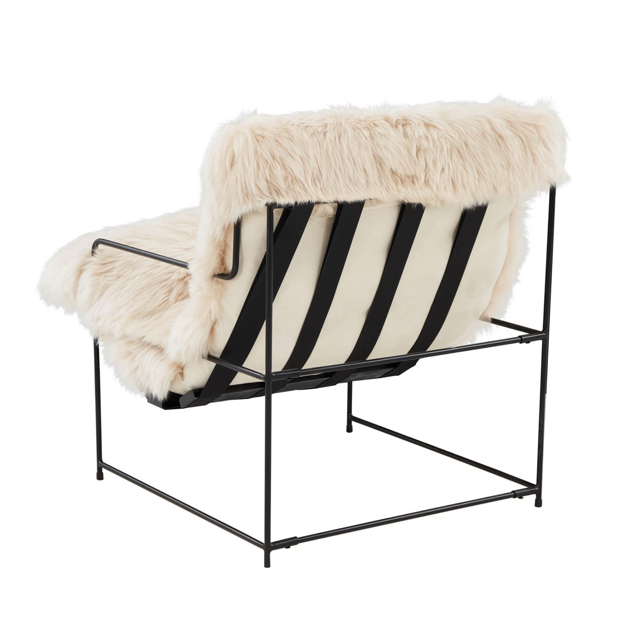 Kimi Natural Genuine Sheepskin chair - Thumbnail 3