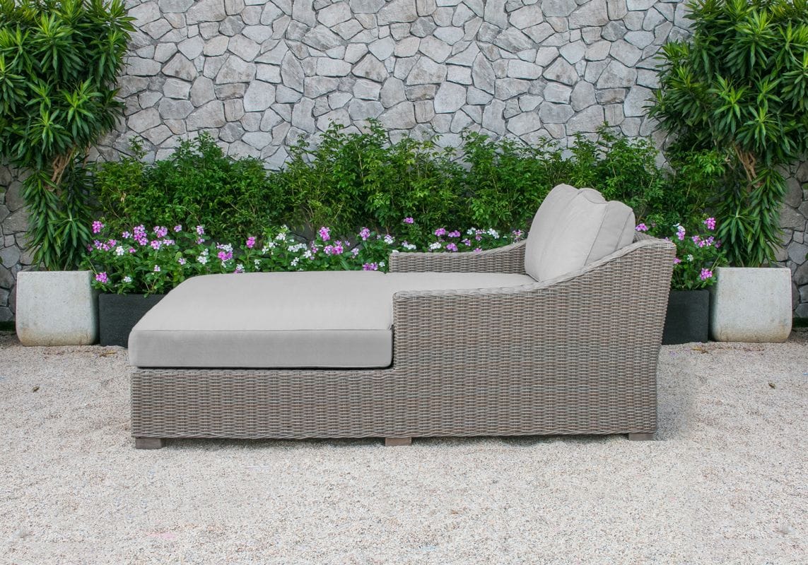 Renava Pismo Outdoor Wicker Sunbed - Thumbnail 3