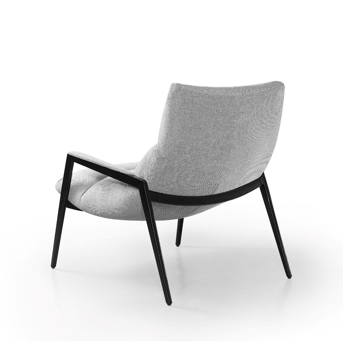 Modrest Homer Accent Grey Fabric Chair - Thumbnail 2