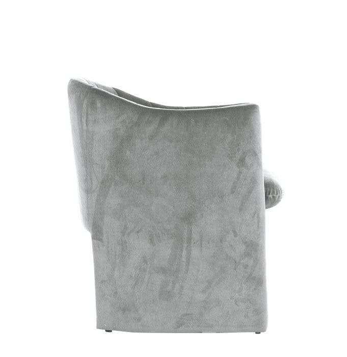 Modrest Danube Modern Grey Fabric Dining Chair - Thumbnail 4