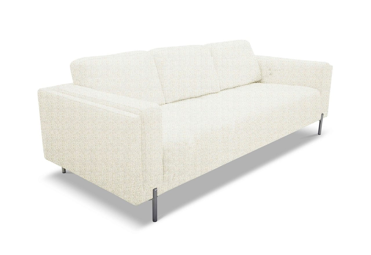 Off White Fabric Sofa By Vig Furniture
