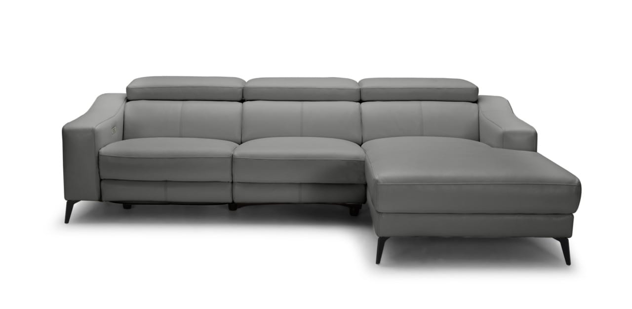 Modrest Rampart L-Shape RAF Chaise Sectional Sofa - Thumbnail 5