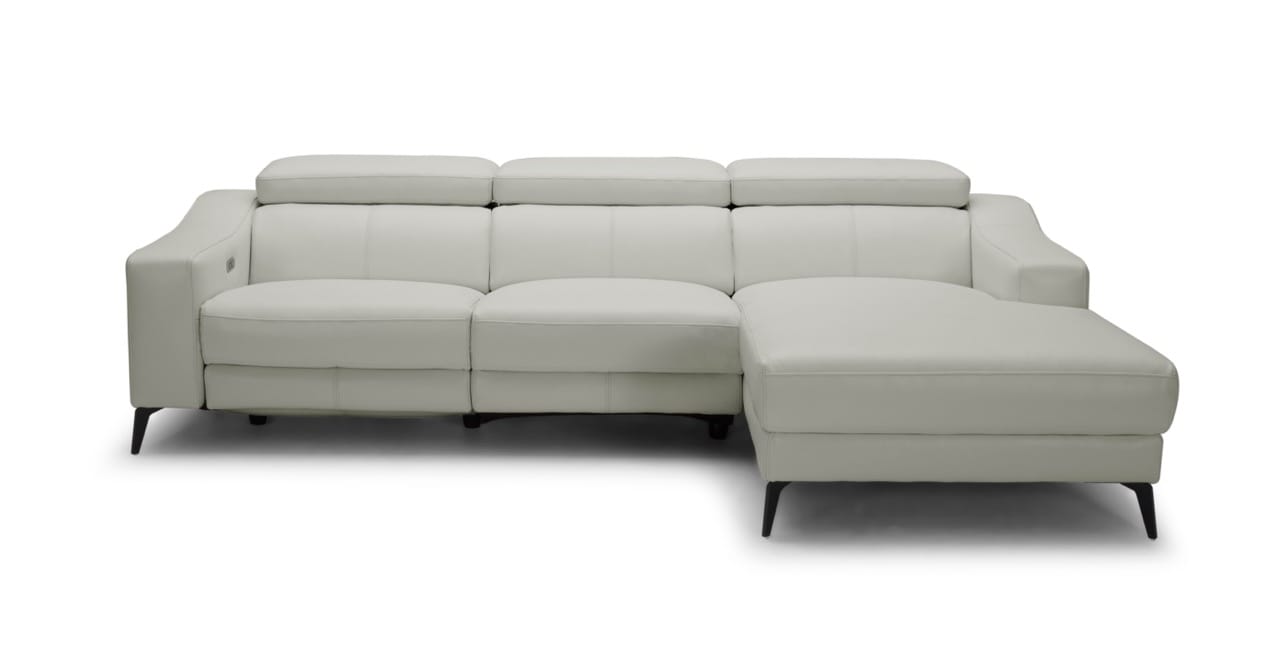 Modrest Rampart L-Shape RAF Chaise Sectional Sofa - Thumbnail 3