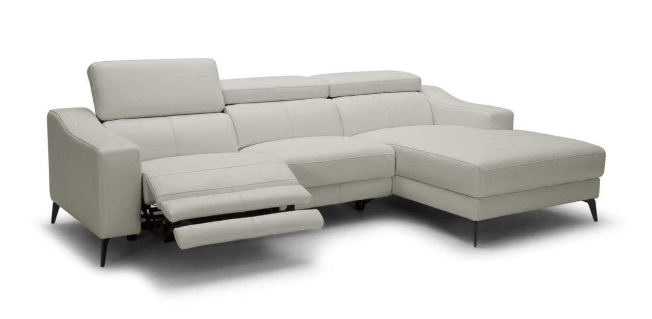 Modrest Rampart L-Shape RAF Chaise Sectional Sofa - Thumbnail 4
