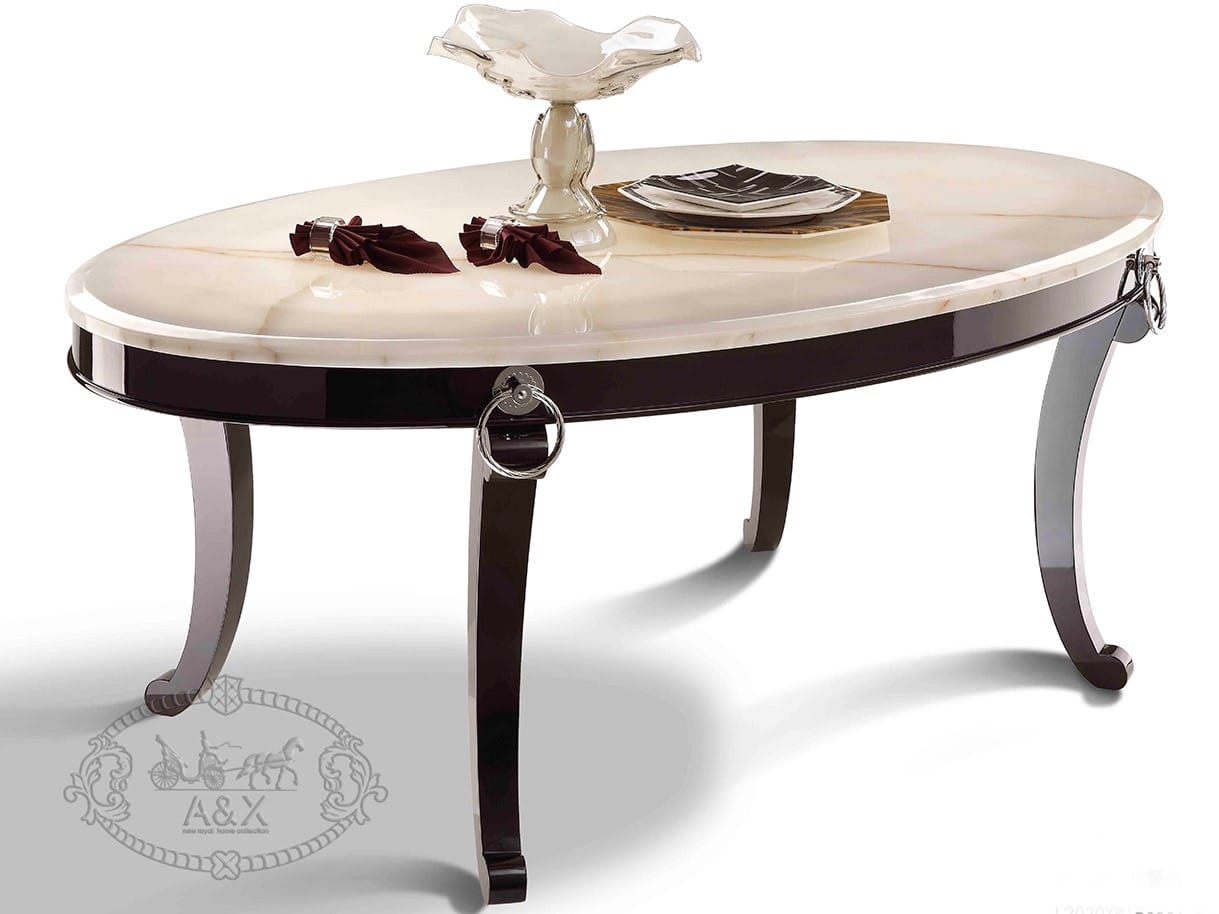 A&X Bellagio Luxurious Marble Dining Table
