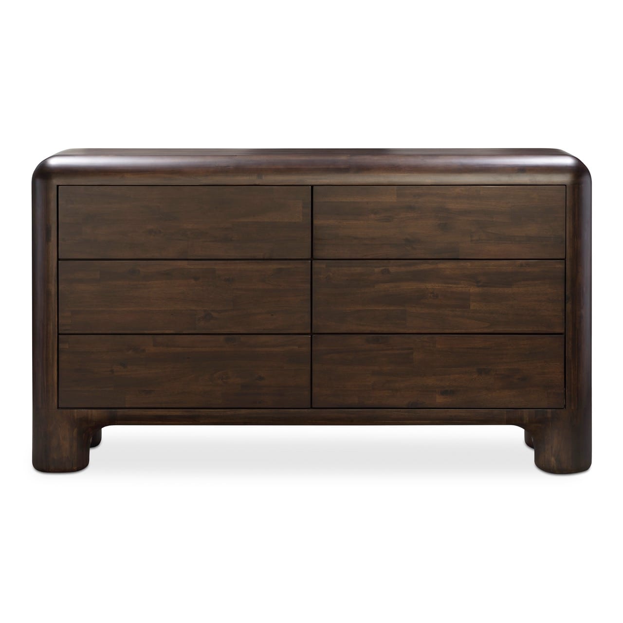 Rowan 6 Dark Brown Drawer Dresser