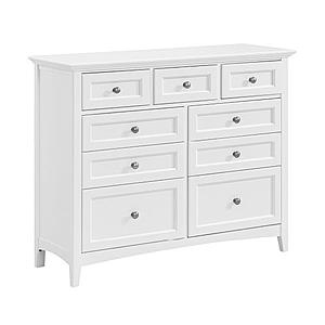 McKenzie 9-Drawer Dresser, Snowbound by Wittier Wood Furniture