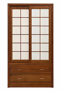 Japanese-Style Shoji Door Cabinet by Prestige