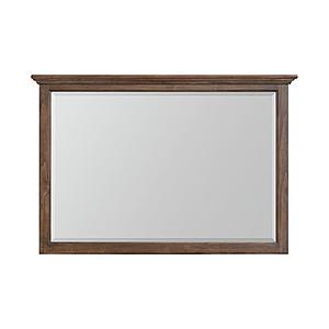 McKenzie Beveled Mirror, Java by Whittier Wood Furniture