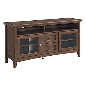 McKenzie 54"W Sound Bar Media Console, Java by Whittier Wood Furniture
