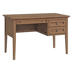 McKenzie 3-Drawer Desk, Pecan by Wittier Wood Furniture