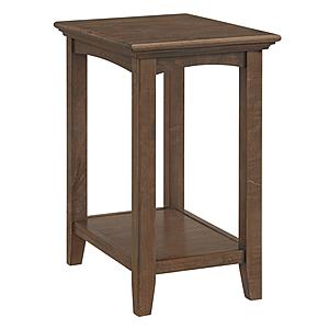 McKenzie Accent Table, Java by Whittier Wood Furniture