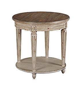 Southbury Round End Table by American Drew
