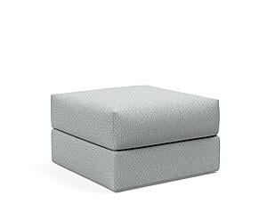 Cornila Ottoman Melange Light Gray by Innovation Living