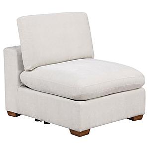 551461 Lakeview Armless Chair Ivory for Modular Sectional by Coaster
