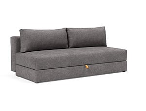 Osvald Sleek Sofa Bed (Queen Size) Avella Warm Gray by Innovation Living