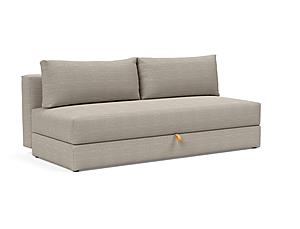 Osvald Sleek Sofa Bed (Queen Size) Kenya Gravel by Innovation Living