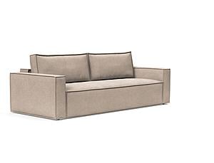Newilla Standard Sofa Bed (Full Size) Adario Taupe by Innovation Living