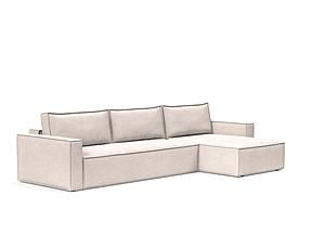 Newilla Standard Sofa Bed w/Lounger Adario Basmati by Innovation Living
